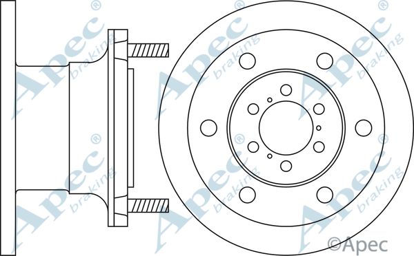 APEC BRAKING Jarrulevy DSK912